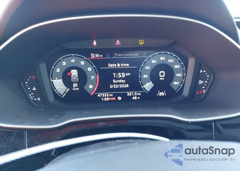 2020 Audi Q3 Premium 45 Tfsi S Line Quattro Tiptronic z USA, uszkodzony, nr VIN WA1DECF39L1103948